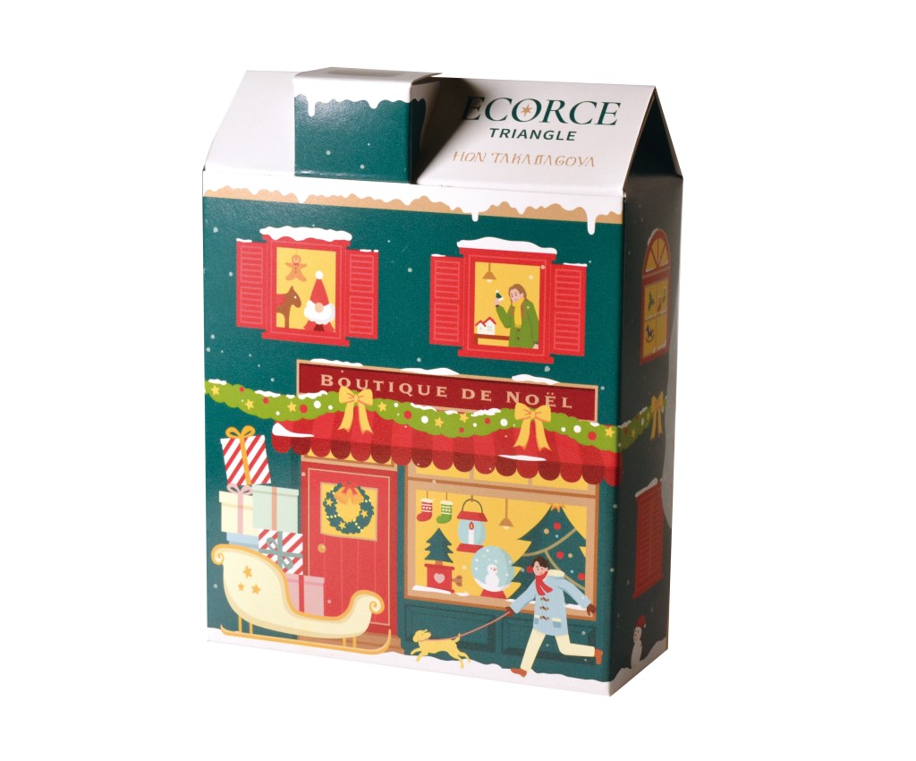 聖誕年輪綠色小屋